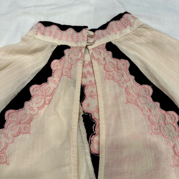 Free People boho blouse Victorian size small - Picture 7 of 10